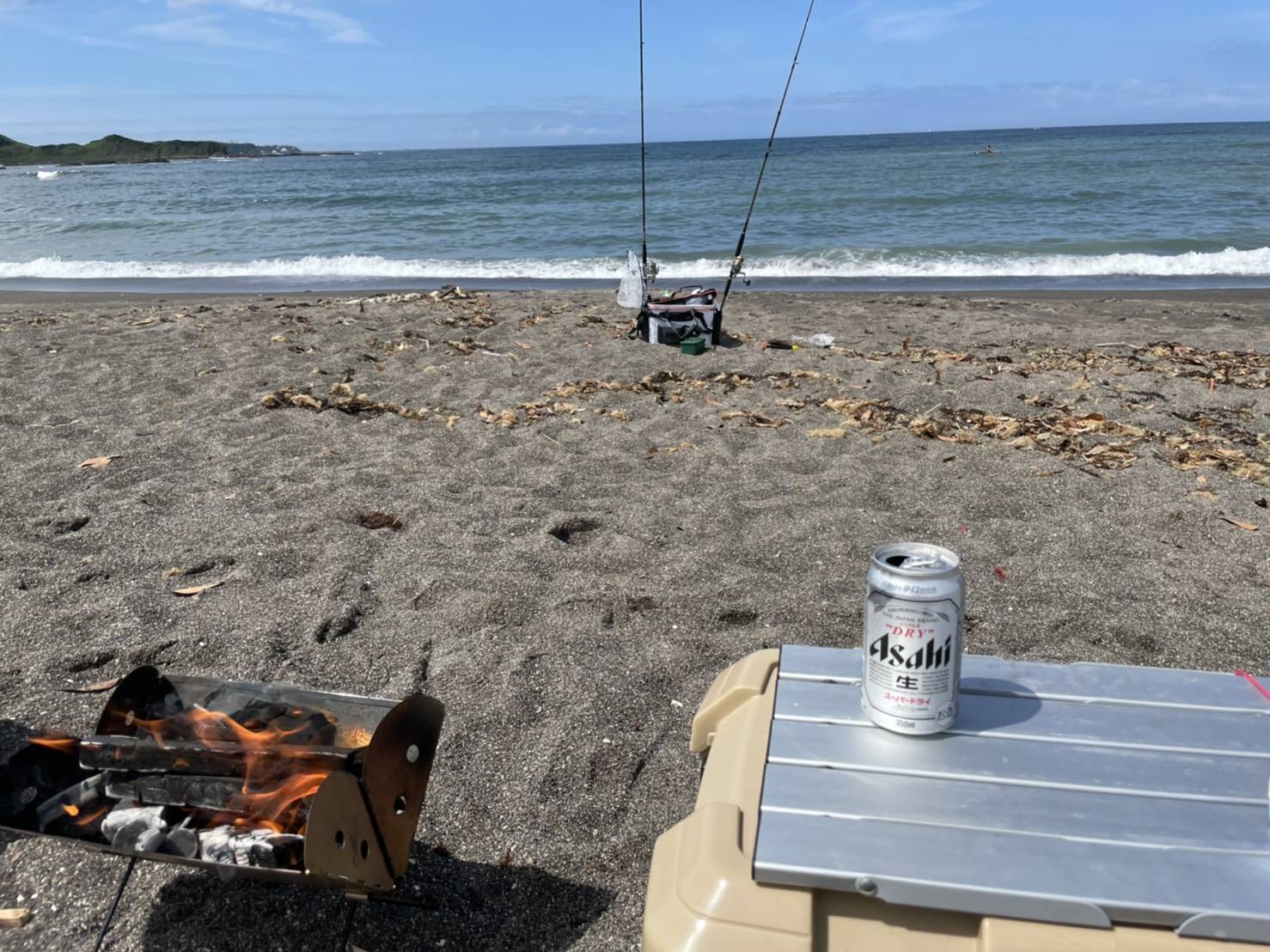 三浦のbbqもどき サーフショアジギに挑戦 城ヶ島 釣り マハタ 外房 アジの遠投 カゴ 釣り日記
