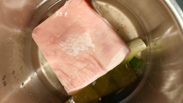 豚バラ1キロを半分で作る