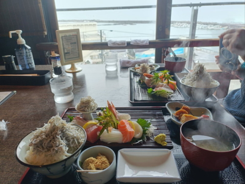 和歌浦食堂の刺身定食