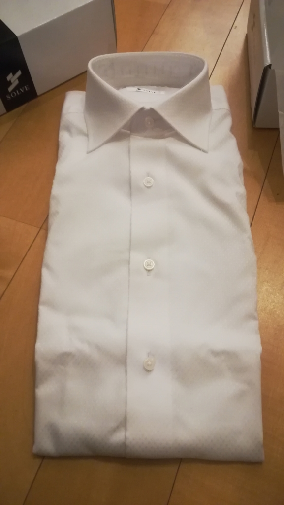 オーダーシャツSOLVEが届いた画像