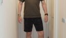 ジムマスターとノースフェイストレーニングリブショーツの夏コーデ